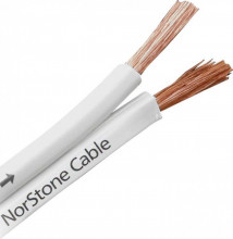 Svart högtalarkabel Svart högtalarkabel