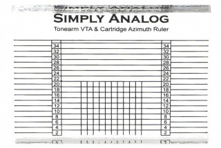 Simply Analog VTA & Azimuth ruler hos Hifi-Punkten.se