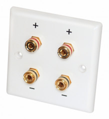 Dynavox Speaker-Wallplate Stereo White hos Hifi-Punkten.se