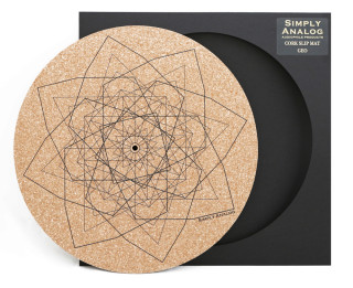 Simply Analog Slipmat med print hos Hifi-Punkten.se